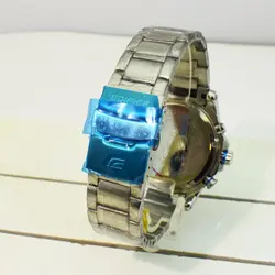 CASIO Edifice EQS-A500 ژاپن ادیفایس 3 موتوره کرنوگراف با تقویم روزشمار *** فول استیل *** موتور قدرتمند ژاپن *** کیفیت +AAA
