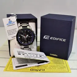 CASIO Edifice EQS-A500 ژاپن ادیفایس 3 موتوره کرنوگراف با تقویم روزشمار *** فول استیل *** موتور قدرتمند ژاپن *** کیفیت +AAA