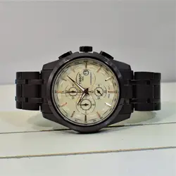 TISSOT WATCH STEEL T032527A ژاپن تیسوت 4 موتوره کرنوگراف ، موتور ژاپن ، فول استیل ،، بنفش تیره