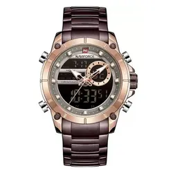 NAVIFORCE SPORT 9163 اورجینال رنگ کافی گلد