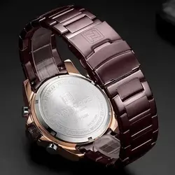 NAVIFORCE SPORT 9163 اورجینال رنگ کافی گلد