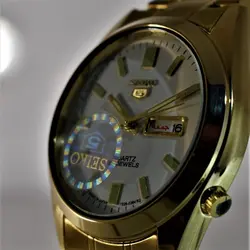 سیکو SEIKO 7S36-30X1-3040 دو تقویم با ایام هفته 2 زبانه لاتین و فارسی موتور ژاپن