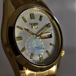 سیکو SEIKO 7S36-30X1-3040 دو تقویم با ایام هفته 2 زبانه لاتین و فارسی موتور ژاپن