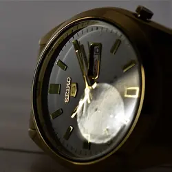 سیکو SEIKO 7S36-30X1-3040 دو تقویم با ایام هفته 2 زبانه لاتین و فارسی موتور ژاپن