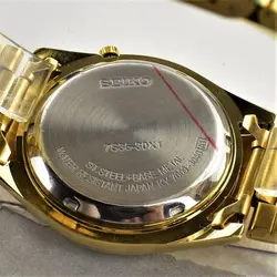 سیکو SEIKO 7S36-30X1-3040 دو تقویم با ایام هفته 2 زبانه لاتین و فارسی موتور ژاپن