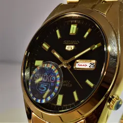 سیکو SEIKO 7S36-30X1-3040 دو تقویم با ایام هفته 2 زبانه لاتین و فارسی موتور ژاپن