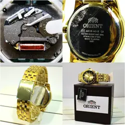 اورینت 2 تقویم ORIENT KY-CA5597 صفحه دو رنگ  موتور ژاپن