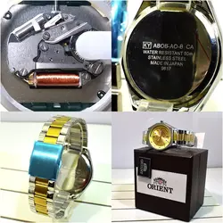 اورینت 2 تقویم ORIENT KY-CA9617 دورنگ موتور ژاپن