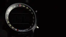 ( اتمام موجودی ) NAVIFORCE ساعت دوزمانه دیجیتالی هوشمند اولین بار ساعت  ناوی فورس فول امکانات ، قدم شمار ، مقدارمصرف کالری و ... توضیحات