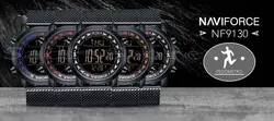 ( اتمام موجودی ) NAVIFORCE ساعت دوزمانه دیجیتالی هوشمند اولین بار ساعت  ناوی فورس فول امکانات ، قدم شمار ، مقدارمصرف کالری و ... توضیحات