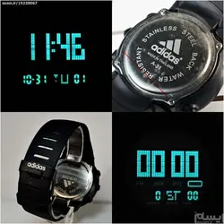 adidas A-31 دیجیتالی طرح جدید آدیداس تمام دیجیتالی با 5 کلید پمپ فعال صفحه بزرگ اعداد درشت * فول امکانات * درب استیل