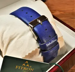 ((( اتمام موجودی ))) FITRON فیترون اورجینال ژاپن سرمه ای کلاسیک با صفحه ساده و تاریخ روز شمار * اصل ژاپن * رنگ نایاب و بینظیر