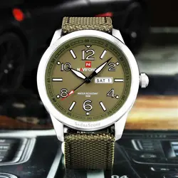 ((( اتمام موجودی )))9101  NAVIFORCE موتور اصل ژاپن جدید ناوی فورس کلاسیک اصل * ضدآب وشیشه ضدخش * دوتقویمه روز شمار وایام هفته* باطراحی صفحه شکیل ضدآب استیل