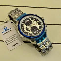 CASIO Edifice EF-558 ژاپن ادیفایس 4 موتوره کرنوگراف دو تقویم *** فول استیل *** موتور بسیار قدرتمند ژاپن *** کیفیت +AAA