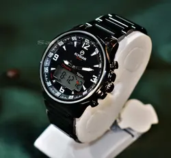 ELYSIAN Chrono Watch جدید الیسان دوزمانه ، فول امکانات ، با چراغ زمینه آبی خوشرنگ ، توضیحات ...