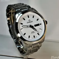 OMAX WATCH OSA009 اتوماتیک نبضی اصل ژاپن اوماکس اتومات 21 سنگ ساخت ژاپن موتور J800 با کیفیت ** فول استیل ** درب شیشه ای قلب باز