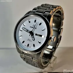 OMAX WATCH OSA009 اتوماتیک نبضی اصل ژاپن اوماکس اتومات 21 سنگ ساخت ژاپن موتور J800 با کیفیت ** فول استیل ** درب شیشه ای قلب باز