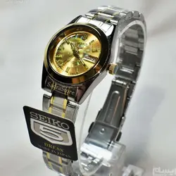 SEIKO 5 4S26-05X1 زنانه ساخت ژاپن سیکو 5 زنانه با موتور قدرتمند اپسون ژاپن ** فول استیل ** با تقویم روزشمار و ایام هفته لاتین و فارسی