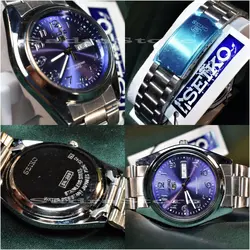 SEIKO 5 SK320 ساخت ژاپن سیکو موتور ژاپن &amp; کلا استیل ، با تقویم روزشمار وایام هفته لاتین