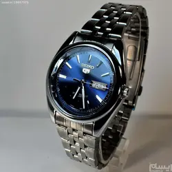 SEIKO 5 SK320 ساخت ژاپن سیکو موتور ژاپن &amp; کلا استیل ، با تقویم روزشمار وایام هفته لاتین با صفحه نفتی