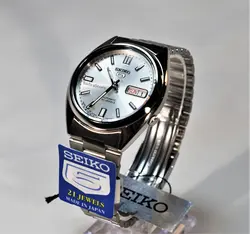 SEIKO 5 WATCH SNXS73J1 اتوماتیک اورجینال ژاپن سیکو 5 اتومات ساخت ژاپن موتور سیکو ** 21 سنگ اصل ** فول استیل ** دو تقویمه