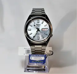SEIKO 5 WATCH SNXS73J1 اتوماتیک اورجینال ژاپن سیکو 5 اتومات ساخت ژاپن موتور سیکو ** 21 سنگ اصل ** فول استیل ** دو تقویمه