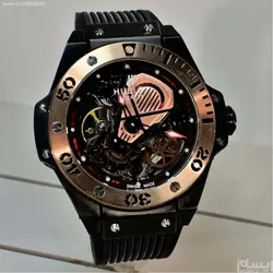 HUBLOT GENEVE COLLECTION 599988 اتومات ژاپن هابلوت اتومات ژاپن * شیشه کریستال * صفحه رنگی