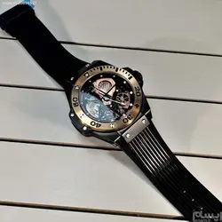 HUBLOT GENEVE COLLECTION 599988 اتومات ژاپن هابلوت اتومات ژاپن * شیشه کریستال * صفحه رنگی