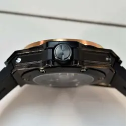 HUBLOT GENEVE COLLECTION 599988 اتومات ژاپن هابلوت اتومات ژاپن * شیشه کریستال * صفحه رنگی