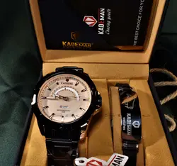 KADEMAN 685G جدید کلاسیک کادمن موتور ژاپن * 2 تقویم روز شمار و ایام هفته بسیار خوش طرح * ضدآب 3atm درحدآب باران توضیحات..