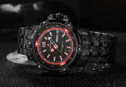 NAVIFORCE NF9073M موتور اورجینال ژاپن جدید ناوی فورس اسپورت اورجینال * ضدآب 3atm درحدآب باران شیشه ضدخش * دوتقویمه روز شمار وایام هفته