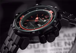 NAVIFORCE NF9073M موتور اورجینال ژاپن جدید ناوی فورس اسپورت اورجینال * ضدآب 3atm درحدآب باران شیشه ضدخش * دوتقویمه روز شمار وایام هفته