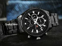 NAVIFORCE NF9089 موتور اورجینال ژاپن کلا فلزی 3 موتور اصل * فول تایم ضدآب 3ATM استیل