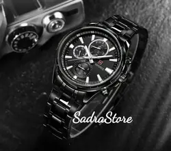 NAVIFORCE NF9089 موتور اورجینال ژاپن کلا فلزی 3 موتور اصل * فول تایم ضدآب 3ATM استیل