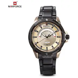 NAVIFORCE NF9121 جدید فوق العاده جذاب ناوی فورس کلاسیک 2 تقویم اورجینال * ضدآب 3ATM وشیشه ضدخش * تقویم روزشمار بهمراه ایام هفته *