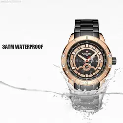 NAVIFORCE NF9166 جدید فوق العاده جذاب ناوی فورس اسپورت 2 تقویم اورجینال * ضدآب 3ATM شیشه ضدخش * تقویم روزشمار بهمراه ایام هفته * مسی