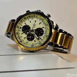 Philip Persio Watch فیلیپ پرسیو جدید ساخت ژاپن 3 موتوره فولتایم موتورژاپن  ** ضدآب ، آل استیل سه رنگ بسیار جذاب