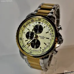 Philip Persio Watch فیلیپ پرسیو جدید ساخت ژاپن 3 موتوره فولتایم موتورژاپن  ** ضدآب ، آل استیل سه رنگ بسیار جذاب