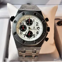 AUDEMARS PIGUET ـ AP اودمار پیکه 4 موتوره کرنوگراف ،، صفحه مشبک بهمراه تقویم روز شمار ،، شیشه کریستال ،، بسیار جذاب