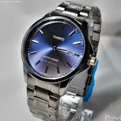 CASIO WATCH MTP-1183A ساخت ژاپن کاسیو با موتور قدرتمند میوتا ژاپن ** صفحه سرمه ای ** درب استیل ** باتقویم روزشمار بسیار خوشرنگ