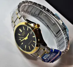 CASIO WATCH MTP1199 اورجینال ساخت ژاپن کاسیو با موتور قدرتمند میوتا ژاپن ** 2 رنگ با صفحه مشکی ** درب استیل ** دارای تاریخ روز شمار