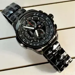 CASIO Edifice EF-558 ژاپن ادیفایس 4 موتوره کرنوگراف دو تقویم *** فول استیل *** موتور بسیار قدرتمند ژاپن *** کیفیت +AAA