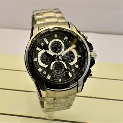 CASIO Edifice 5183 EF-560 ژاپن ادیفایس 5 موتوره کرنوگراف با تقویم روزشمار *** فول استیل *** موتور قدرتمند ژاپن *** کیفیت +AAA