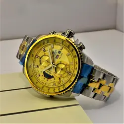 CASIO Edifice EF-558 ژاپن ادیفایس 4 موتوره کرنوگراف دو تقویم *** فول استیل *** موتور بسیار قدرتمند ژاپن *** کیفیت +AAA
