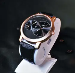 ABBYGALE watch طرح جدید ابی گل 2 موتوره با بغل ثانیه بزرگ تقویم دار طراحی استثنایی و بی نظیر بارنگ قاب مسی براق