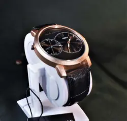 ABBYGALE watch طرح جدید ابی گل 2 موتوره با بغل ثانیه بزرگ تقویم دار طراحی استثنایی و بی نظیر بارنگ قاب مسی براق