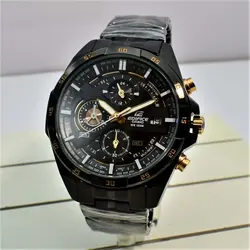 CASIO Edifice EFR-556 ژاپن ادیفایس 4 موتوره کرنوگراف با تقویم روزشمار *** فول استیل *** موتور قدرتمند ژاپن *** کیفیت +AAA