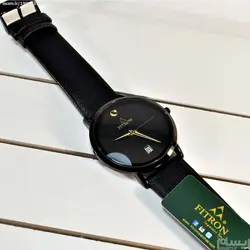 FITRON اورجینال ژاپن فیترون کلاسیک با صفحه ساده و تاریخ روز شمار * اصل ژاپن * کلا مشکی نایاب و بینظیر
