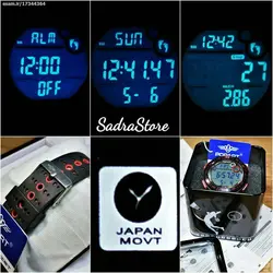 POPART ساعت دیجیتالی هوشمند ساخت ژاپن ساعت دیجیتالی هوشمند پوپارت ساخت ژاپن نهایت امکانات در یک ساعت ، قدم شمار ، مقدارمصرف کالری و ...