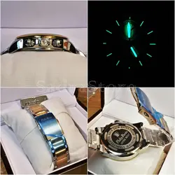 Philip Persio Watch فیلیپ پرسیو جدید ساخت ژاپن 3 موتوره فولتایم موتورژاپن  ** ضدآب ، آل استیل سه رنگ بسیار جذاب ...